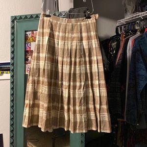 Pendleton wool midi skirt